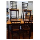 Dining Set With Table and Six Chairs