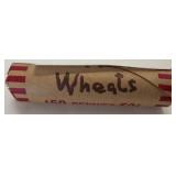 Roll of Wheat Pennies in Paper Wrapper