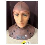 Ideal Brand Earthenware Bust of a Pilot