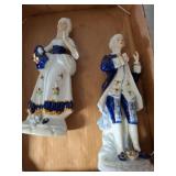 Porcelain Figurines of a Man and Woman