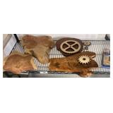 Wood Pieces and Pyrography Tool Set