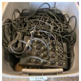 Audio Snake Box With Cables and Connectors