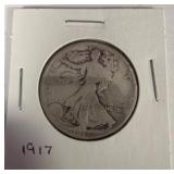 1917 Walking Liberty Half Dollar Coin