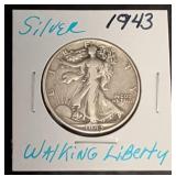 1943 Silver Walking Liberty Half Dollar