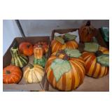 Decorative Pumpkin-Themed Figurines
