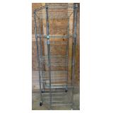 NSF Chrome Wire Storage Rack on Casters