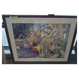 Framed Landscape Print by Genie Faitz, AWS window