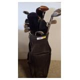 Golf Club Set with Bag and Assorted Clubs