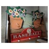 Wooden Decorative coat or hat hanger