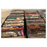 Movies on DVDs and Blu-rays
