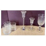 Waterford Crystal Glasses and Candleholders Collec