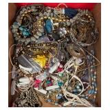 Costume Jewelry Lot in Box