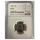 1956 Jefferson Nickel NGC PF 67