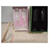 Glassware Lot: Kate Spade, Calvin Klein, Lenox