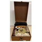 Wooden Shoe Shine Kit with Accessories