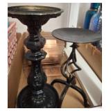Lot: Metal Stands, Trays, Display