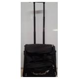 Black Heartland Rolling Travel Bag With Handle