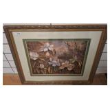 Signed Peggy Myrick-Knight Print in Ornate Frame
