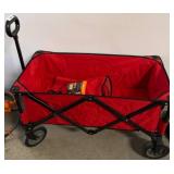 Ozark Trail Red Folding Wagon with Accessories