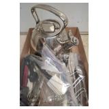 All-Clad Tea Kettle and Assorted Kitchen Utensils