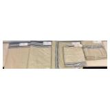 Soleil de Provence Linens Set with Blue Stripes