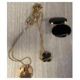 Gold-Tone Jewelry Lot with Chains and Cufflinks