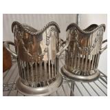 Silverplate Wine Bottle Holders