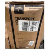 Medline Transport Chair, Red, Big Back Wheel