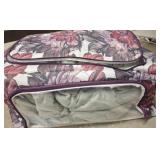Weighted Blanket in Floral Storage Case