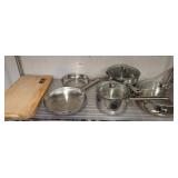 Wolfgang Puck Bistro Cookware and Cutting Board