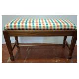 Tonkbench Upholstered Storage Piano Bench 33x13x19