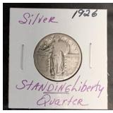 1926 Standing Liberty Silver Quarter