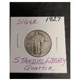 1927 Standing Liberty Silver Quarter