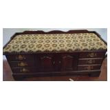 Cedar-Lined Lane Chest with Upholstered Seat