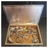 Fashion Jewelry in Metal Box