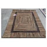 Allen + Roth Area Rug in Multicolored Stripes rm4