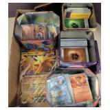 Pokemon Trading Card Tins with Assorted Cards