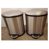 Stainless Steel Pedal Trash Cans