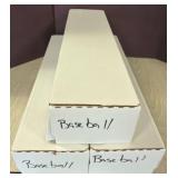 Baseball Cards in Three Boxes