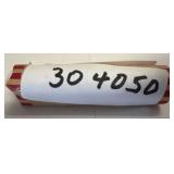 Rolled wheat Pennies in Paper Wrapper