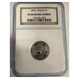 2005-S NGC PF69 Ultra Cameo Bison Nickel