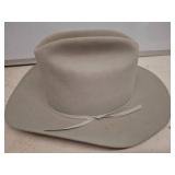John B. Stetson 5X Beaver Cowboy Hat, Size 7 1/4