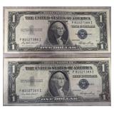 1935-E Consecutive $1 Silver Certificates