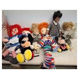 Plush and Porcelain Dolls Collection