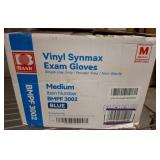 Basic Vinyl Synmax Exam Gloves, Medium, BMPF3002