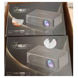 Boxed LED Projectors with USB Ports