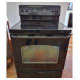 Black Freestanding Electric Range Oven