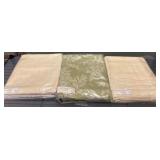 Three Jacquard Tablecloths, 60' x 100'