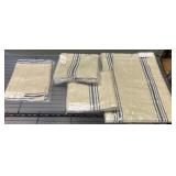 Striped Table Linens and Apron Assortment