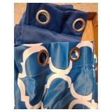 Neutex Grommet Curtains in Blue Tones